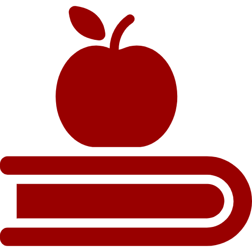 Book and apple icon