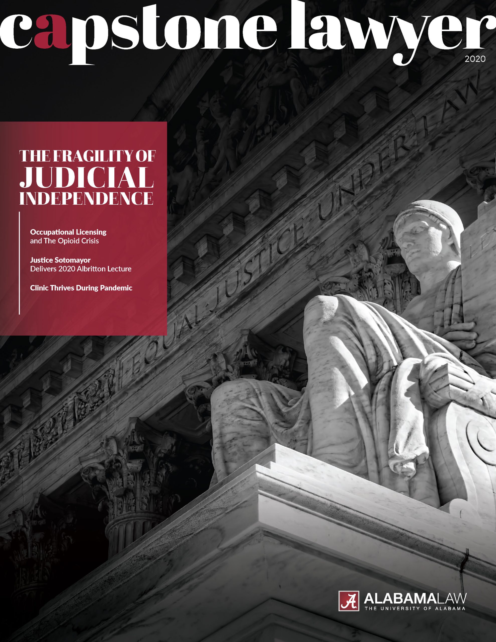 Cover of the 2020 edition of Capstone Lawyer