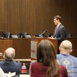Judge LaCour presenting