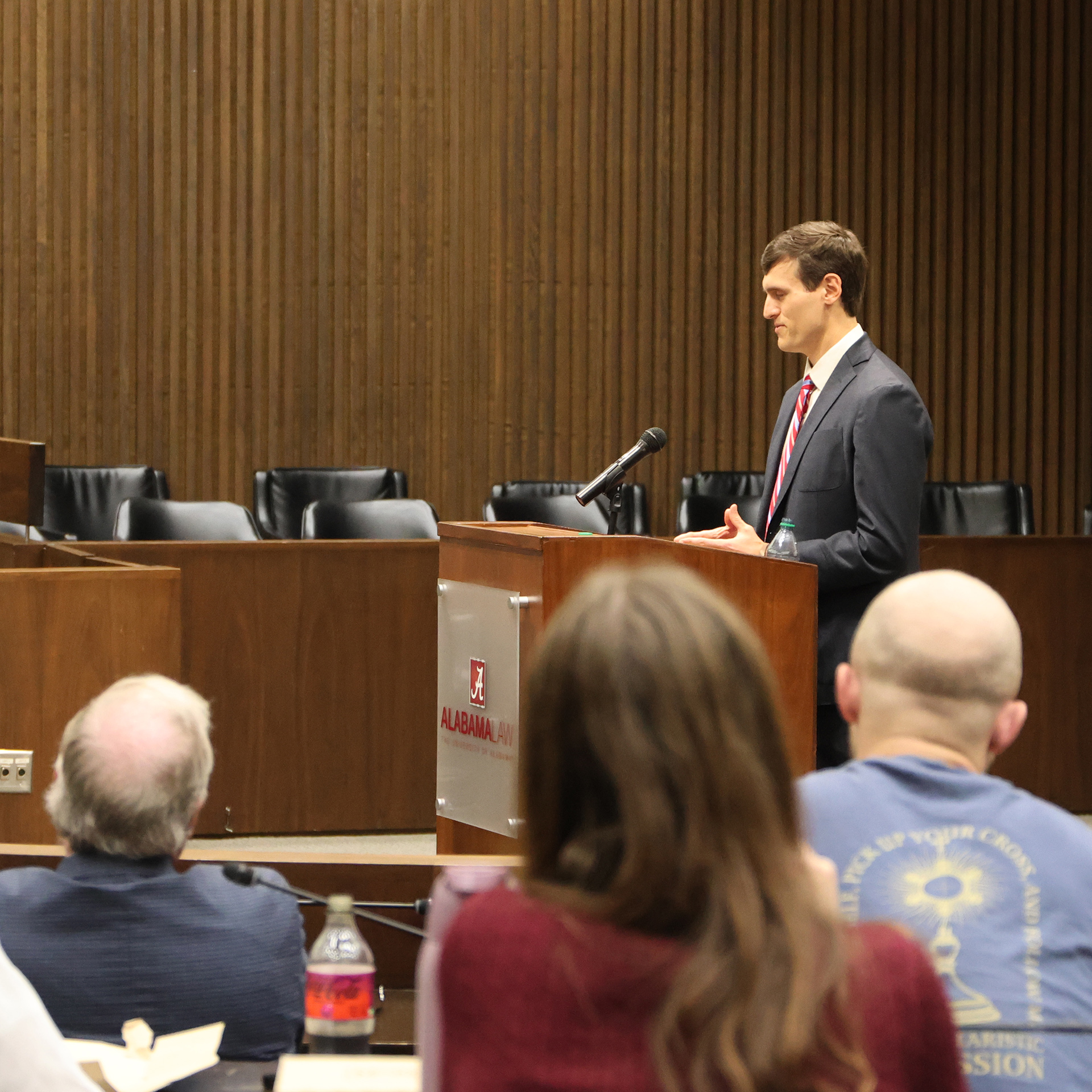 Judge LaCour presenting