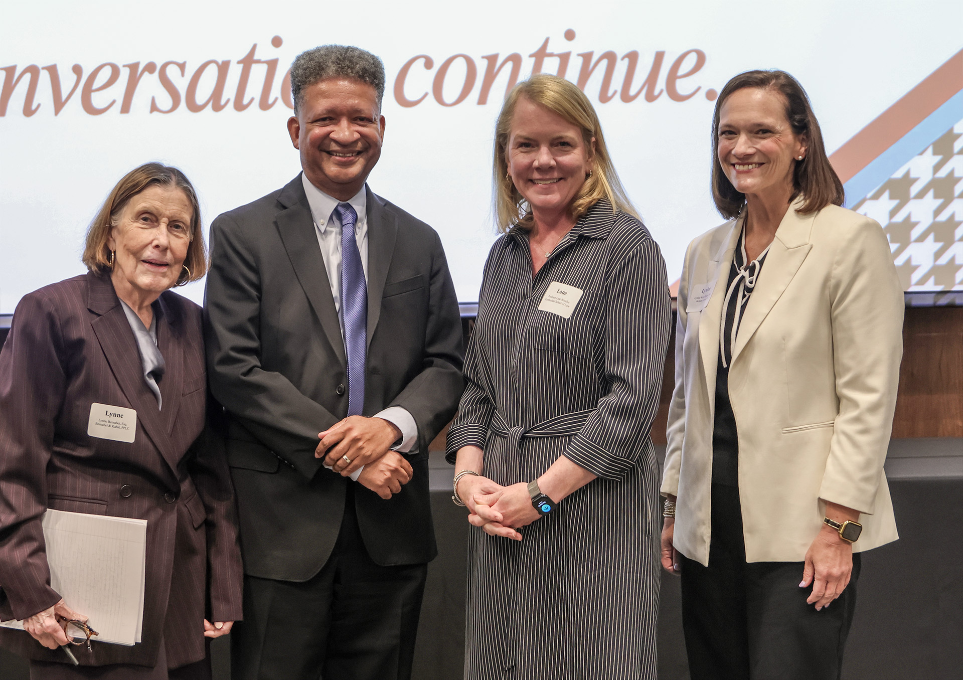 Lynne Bernabei, Artur G. Davis, Lane Woodke, and Lynlee Wells Palmer