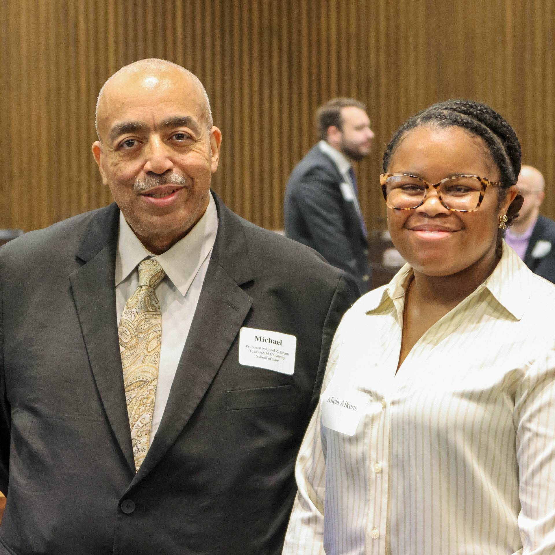 : Professor Michael Z. Green of Texas A&M University School of Law and Alicia Aikens 