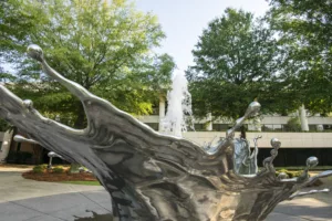 Alex W. Newton Fountain at Alabama Law