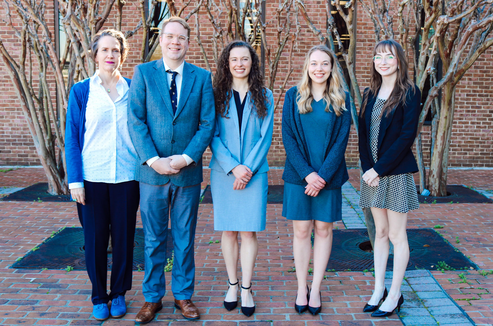 Alabama Law's National Environmental Law Moot Court Team: Professor Heather Elliott, 3L Charles Miller, 3L Margot Blaire Woolverton, 2L Coach Amethyst Muncy. Not pictured: Professor Bill Andreen.