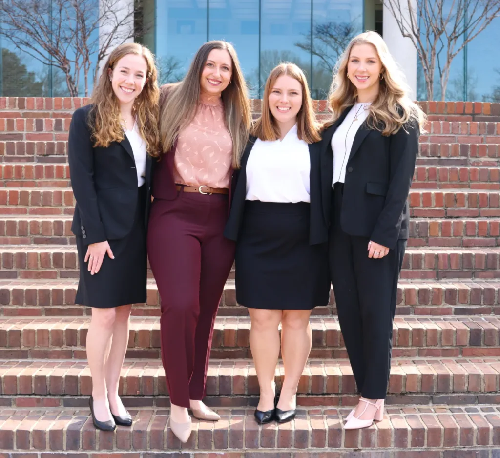 Group photo of the IP Moot Court team