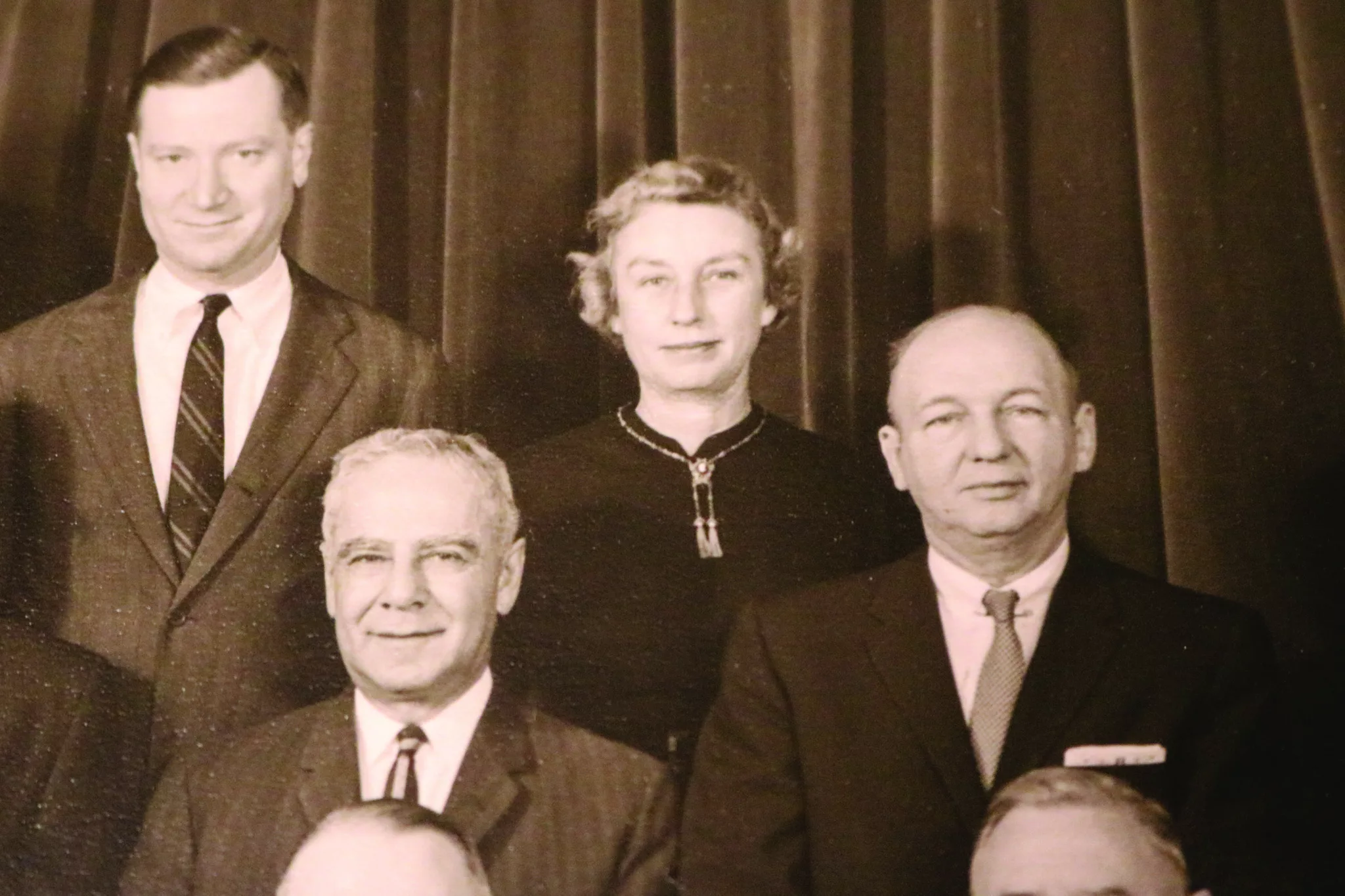 Judge Irene F. Scott in January 1961 with fellow members of the Tax Court of the United States.