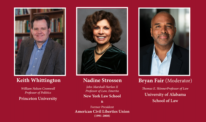 Free Speech Panel, The University of Alabama School of Law Program in Constitutional Studies