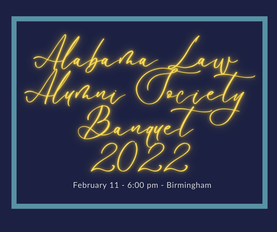 Alabama Law Alumni Society Banquet Logo