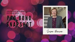 Pro Bono Snapshot of Susan Donovan